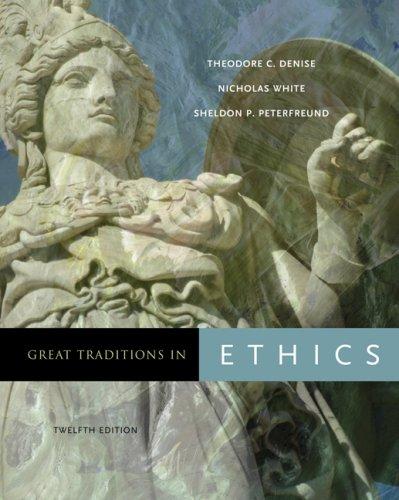 Cover of Great traditions in ethics