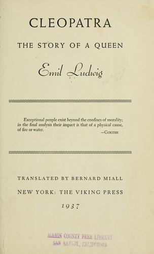 Cover of Cleopatra