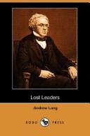 Cover of Lost leaders