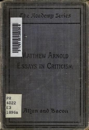 Cover of Essays