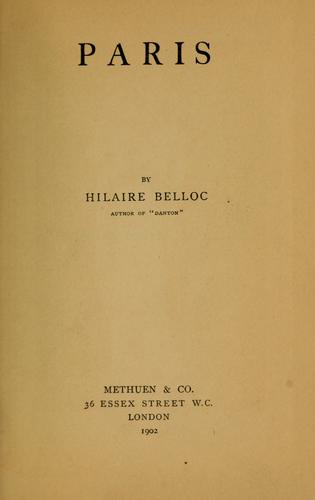 Cover of Paris