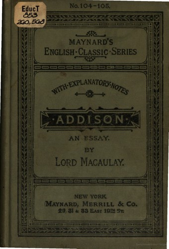 Cover of Addison