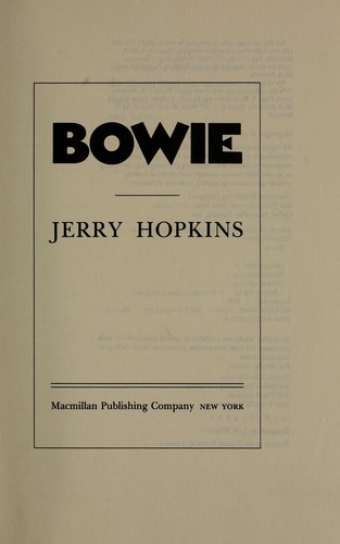 Cover of Bowie