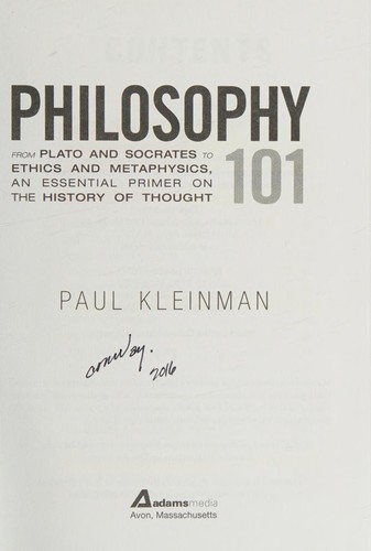 Cover of Philosophy 101