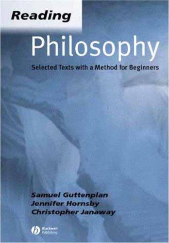 Cover of Reading philosophy