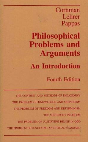 Cover of Philosophical problems and arguments