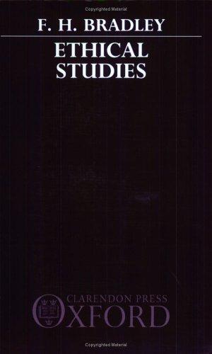 Cover of Ethical studies