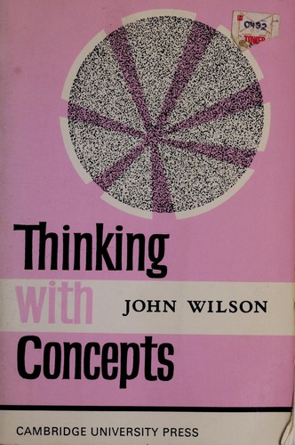 Cover of Thinking with concepts