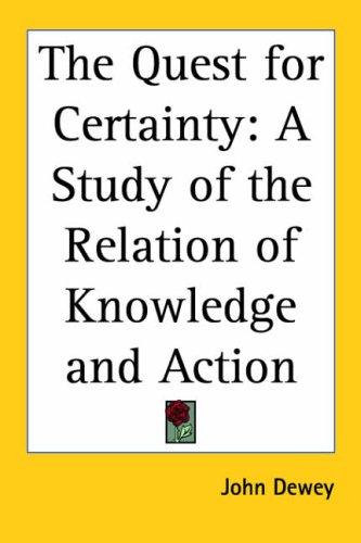 Cover of The quest for certainty