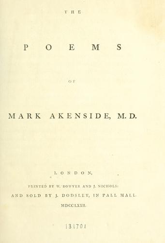 Cover of Poems