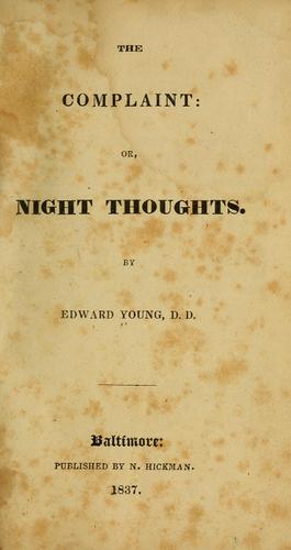 Cover of The complaint