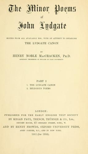 Cover of Poems