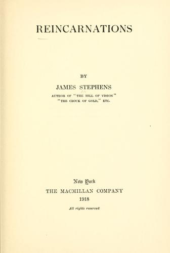 Cover of Reincarnations