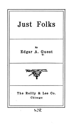 Cover of Just Folks