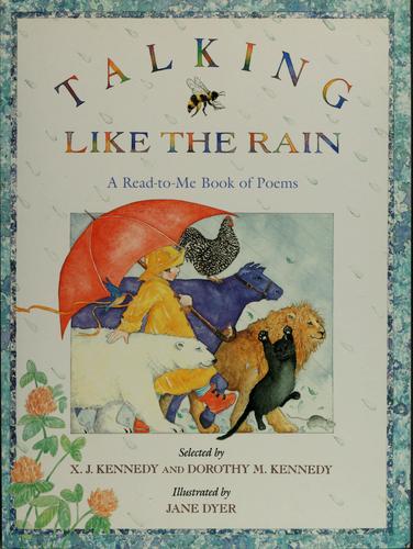 Cover of Talking like the rain