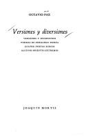 Cover of Versiones y diversiones