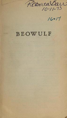 Cover of Beowulf.