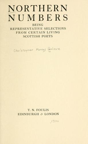 Cover of Northern numbers