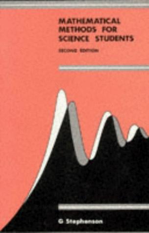 Cover of Mathematical methods for science students