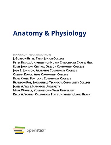 Cover of Anatomy and Physiology