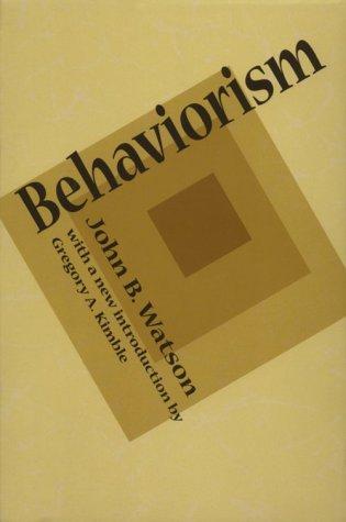 Cover of Behaviorism