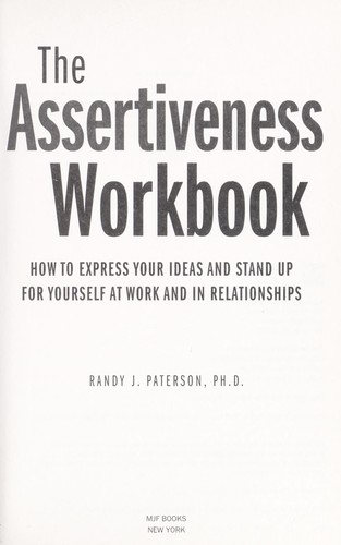 Cover of The assertiveness workbook