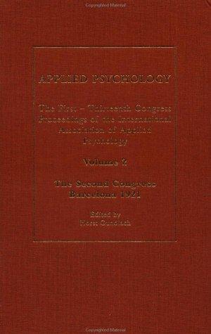 Cover of Applied Psychology