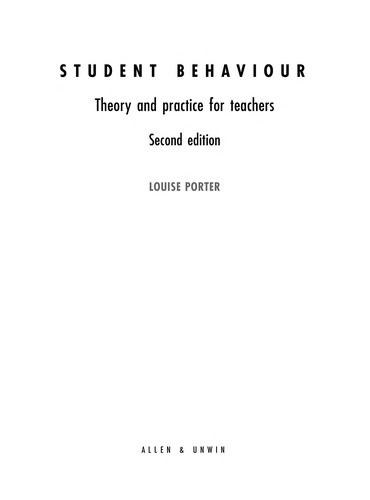 Cover of Student behaviour