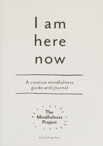 Cover of I am here now