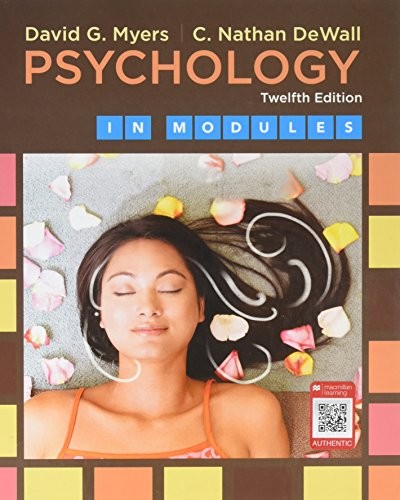 Cover of Psychology in Modules
