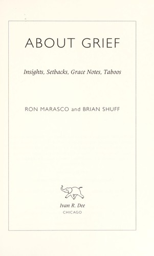Cover of About grief