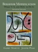 Cover of Behavior modification