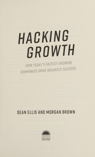 Cover of Hacking growth