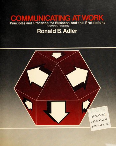 Cover of Communicating at work