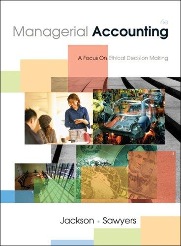 Cover of Managerial accounting
