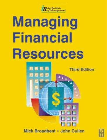 Cover of Managing financial resources