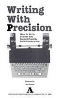 Cover of Writing with precision