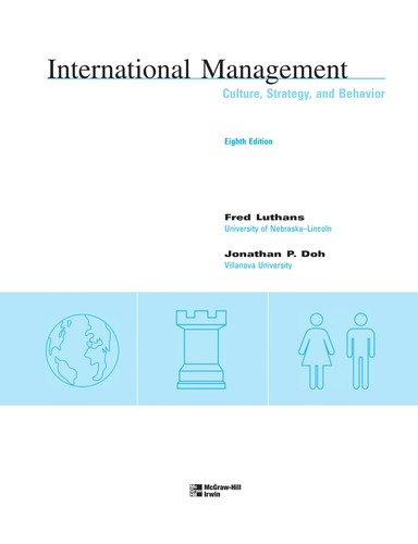 Cover of International management