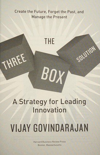 Cover of The three box solution