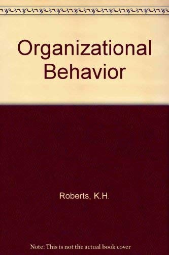 Cover of Organizational Behaviour