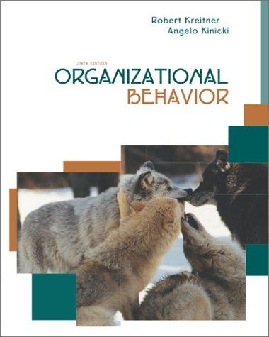 Cover of Organizational behavior