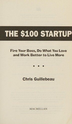 Cover of The $100 Startup