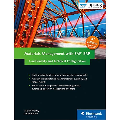Cover of Materials Management with SAP ERP: Functionality and Technical Configuration (SAP MM) (4th Edition) (SAP PRESS)