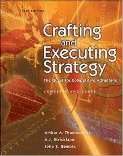 Cover of Crafting And Executing Strategy