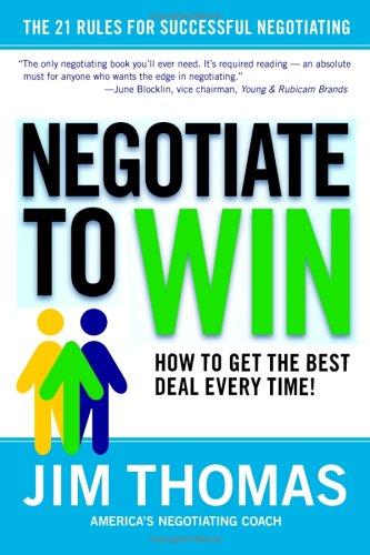 Cover of Negotiate to Win