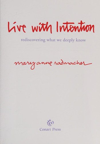 Cover of Live with Intention