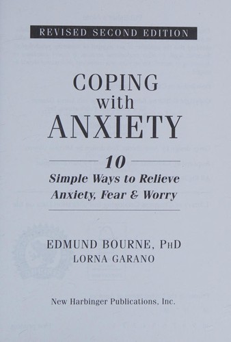 Cover of Coping with Anxiety