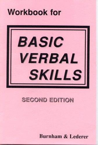 Cover of Basic Verbal Skills Workbook