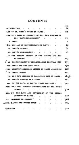 Cover of Essays on Dante