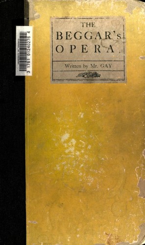 Cover of Beggar's opera